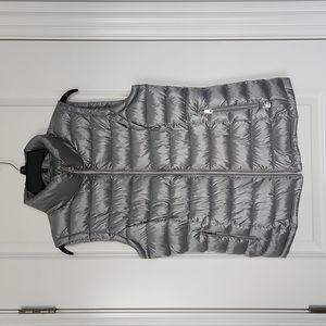 Calvin Klein Down Vest Silver Size S
